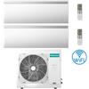 Hisense Climatizzatore Condizionatore Hisense Air Master Wifi R32 Dual Split Inverter 12000 + 12000 BTU con U.E. 3AMW62U4RJC Classe A++/A+