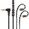 Cavo Cuffie 8 Fili Placcato Argento 1.2M per Connettori per for ls ed E Serie