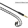 Per MMCX 0,78 mm QDC TFZ 4,4 mm 1,2 m 8 core cavo di aggiornamento audio placcat