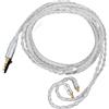 Cavo Cuffie 8 Fili Placcato Argento 1.2M per Connettori per for ls ed E Serie