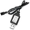 YUNIQUE GREEN-CLEAN-POWER - Cavo Caricatore USB SM-2P 250mAh | Per Batterie 7.2V Ni-Mh RC Auto, Elicottero RC | Alta Qualità, Ricarica Rapida, Gioco Oltre 18 Minuti, sm-2p charger, Plastica
