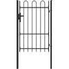 vidaXL Cancello per recinzione BOXTEL 103 x 200 cm, Giardino e terrazza, cancello robusto in grigio, barriera durevole per case, accesso sicuro