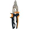 Fiskars Cesoie per lamiere Bulldog, Fino al 40% di potenza in più, Lunghezza 23,2 cm, Acciaio trattato termicamente/Plastica, Nero/Arancione, PowerGear, 1027212