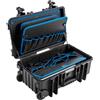 B&W 117.20/P-G - Cassetta degli attrezzi Jumbo 6600 con molle a gas (con scomparti per utensili, valigetta in PP, volume 26,4 l, dimensioni interne 500 x 285 x 185 mm, senza attrezzi)