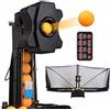 YXYLJOZ Macchina per Palline da Ping Pong con Rete, Robot Automatici per Allenamento a Tennis da Tavolo, per Giocatori e Principianti, Migliora Le Abilità e Le Sessioni di Allenamento