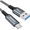 NIBIKIA Cavo USB Type-C,3M USB 3.0 10Gbps Cavo USBC Ricarica Rapida 3A QC 3.0, Cavo USB Tipo C per iPhone 17 16 15,Galaxy S24 S23 S22 S21, Note 9 Pixel 7,Realme