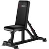 Boudech - THOR 250 - Panca da fitness per allenamento con pesi e manubri ad inclinazione regolabile, design ultra ergonomico e solido telaio antiscivolo. Panca universale multifunzione con capacità di carico fino a 250 kg