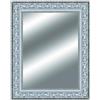 Leroy Merlin Specchio rettangolare in legno bianco 70 x 90 cm