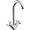 Hansgrohe Rubinetto da cucina fisso a collo di cigno MySport argento cromato lucido HANSGROHE