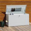 Biohort Baule panchina BIOHORT 130 in acciaio bianco L 134 x H 71 x P 62 cm