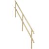 BURGER Parapetto BURGER Normandie in legno naturale, corrimano in abete, L 334 cm