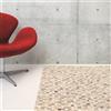 Leroy Merlin Tappeto Leath patchwork in cuoio grigio L 200 x L 140 cm