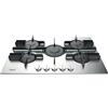 Hotpoint Piano cottura 5 fuochi L 75 cm FTGHL 751 D/IX/HA HOTPOINT silver griglie in ghisa