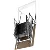 Leroy Merlin Scala retrattile in alluminio 12 gradini,