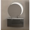 BADEN HAUS Estensione per mobile da bagno Vague 1 cassetto 1 anta grigio antracite lucido L 34 x H 55 x P 40 cm