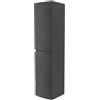 BADEN HAUS Colonna per mobile bagno Vague BADEN HAUS 2 ante P 38 x L 40 x H 170 cm grigio antracite