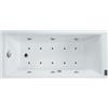 SANYCCES Vasca idromassaggio rettangolare Galaxy DS Confort,bianco ,160, 160 cm, 16 bocchette, SANYCCES