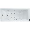 SANYCCES Vasca idromassaggio rettangolare Galaxy DS Confort,bianco ,170, 70 cm, 16 bocchette, SANYCCES