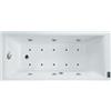 SANYCCES Vasca idromassaggio rettangolare Galaxy confort,bianco ,180, 180 cm, 16 bocchette, SANYCCES