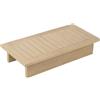 Leroy Merlin Tavolino da esterno Thai struttura e superficie in acacia per 4 persone 100x50cm