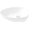 Leroy Merlin Lavabo da appoggio rettangolare in ceramica L 47 x H 16 x P 35 cm bianco lucido piletta non inclusa