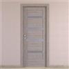 Leroy Merlin Porta interna a battente Capena 5 in legno colore beige, L 70 x H 210 cm, apertura a destra