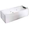 Leroy Merlin Vasca idromassaggio rettangolare Egeria sinistra,bianco ,150x70 cm, 18 bocchette,