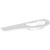 Leroy Merlin Lavabo a incasso rettangolare Jolly H 20 cm in resina bianco