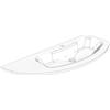 Leroy Merlin Lavabo a incasso rettangolare Jolly H 20 cm in resina bianco
