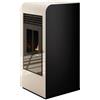 PUNTO FUOCO Stufa a pellet ventilata Giada 8 kW bianco
