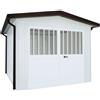 SAPIL Garage acciaio Chicago SAPIL, con porta battente 11.14 m², Sp 40 mm
