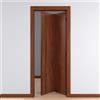 Leroy Merlin Porta interna pieghevole a libro Schubert in MDF colore noce, L 70 x H 210 cm, apertura reversibile