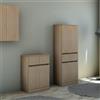 BADEN HAUS Colonna per mobile bagno Elise BADEN HAUS 2 cassetti 2 ante P 33.5 x L 60 x H 82 cm rovere