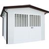 SAPIL Garage acciaio Newport SAPIL, con porta battente 12.91 m², Sp 40 mm