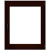 Proline Finestra in PVC effetto legno noce L 80 x H 120 cm, 1 anta apertura a destra
