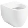 KERASAN Vaso WC filomuro KERASAN flo 56, sedile escluso P 56 x L 37 x H 43 cm bianco