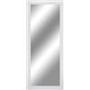 Leroy Merlin Specchio rettangolare in legno bianco 70 x 180 cm