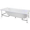 Leroy Merlin Vasca e telaio Egeria 170 x 70 cm bianco 030