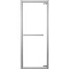 Leroy Merlin Porta doccia Namara con apertura battente L 75-80 cm x H 195 cm per nicchia in vetro trasparente SP. 8 mm, profilo lucido cromo,