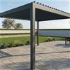 Leroy Merlin Pergola bioclimatica 406x300 cm in alluminio grigio antracite - Spell 3.0