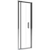 Leroy Merlin Porta doccia pieghevole L 63-70 cm x H 195 cm per nicchia in vetro trasparente SP. 6 mm, profilo lucido cromo, serie Slimline
