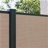 Leroy Merlin Recinzione 2 pannelli in alluminio Himya antracite H 180 cm