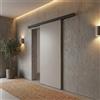 Leroy Merlin Porta scorrevole LEDA in legno beige, L 90 x H 210 cm, con binario MELI