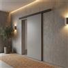 Leroy Merlin Porta scorrevole IDRA in legno grigio, L 90 x H 210 cm, con binario MELI