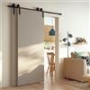 Leroy Merlin Porta scorrevole Leda in legno beige, L 90 x H 210 cm, con binario Fizz