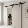Leroy Merlin Porta scorrevole Leda in legno beige, L 90 x H 210 cm, con binario Factory