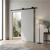 Leroy Merlin Porta scorrevole IDRA in legno grigio, L 90 x H 210 cm, con binario INDUS