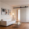 Leroy Merlin Porta scorrevole LEDA in legno beige, L 90 x H 210 cm, con binario RETRO