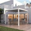 Leroy Merlin Pergola bioclimatica 3x3 m in alluminio bianco - Spell