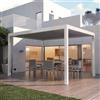 Leroy Merlin Pergola bioclimatica 3x4 m in alluminio bianco - Spell
